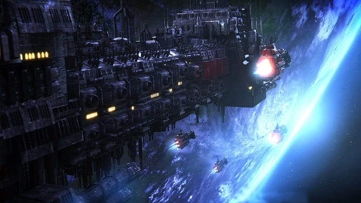 Warhammer 40.000, Raumschiff, HD-Hintergrundbild