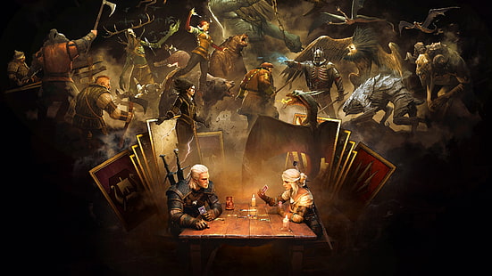gwent the witcher card game 4k ultra high definition, HD wallpaper HD wallpaper