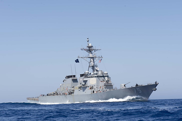 Военно-морской флот США, эсминец класса Арли Берк, USS Donald Cook (DDG-75), HD обои