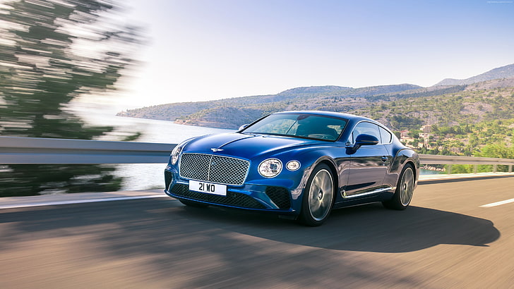 Bentley Continental GT, 2019 voitures, 4K, Fond d'écran HD
