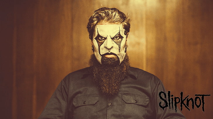 Slipknot músico, Slipknot, James Root, máscara, Fondo de pantalla HD