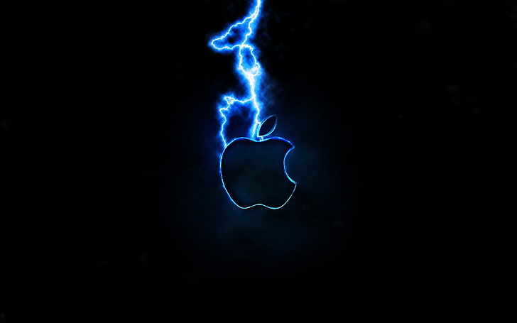 elma inc yıldırım logoları 1920x1200 Teknoloji Apple HD Art, Apple Inc., yıldırım, HD masaüstü duvar kağıdı