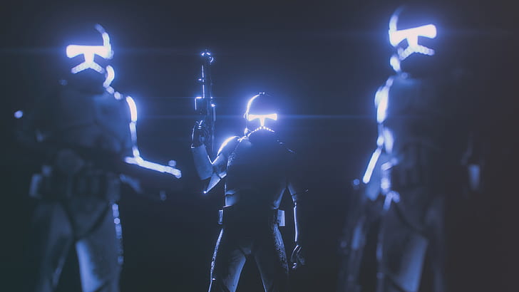 Clone troopers, Squad, 4K, HD wallpaper
