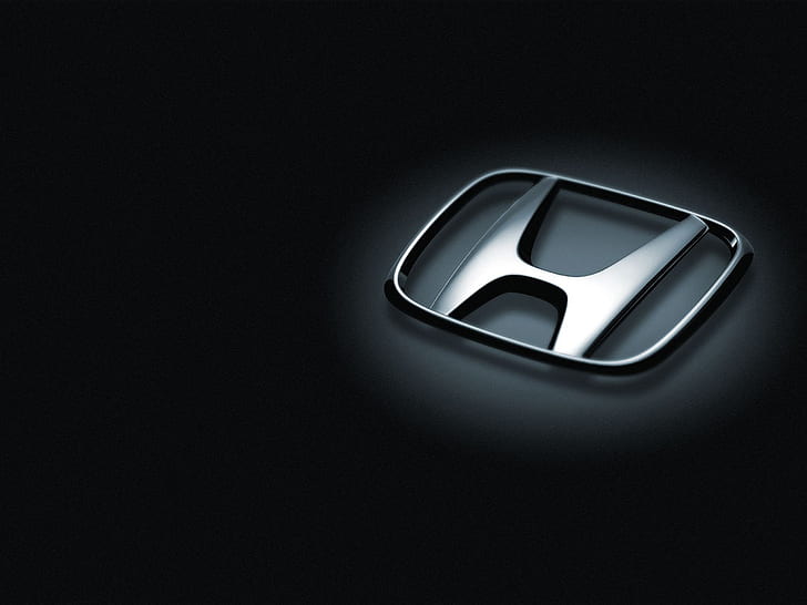 Honda, японска кола, известна марка, лого, тъмен фон, honda, японска кола, известна марка, лого, тъмен фон, HD тапет