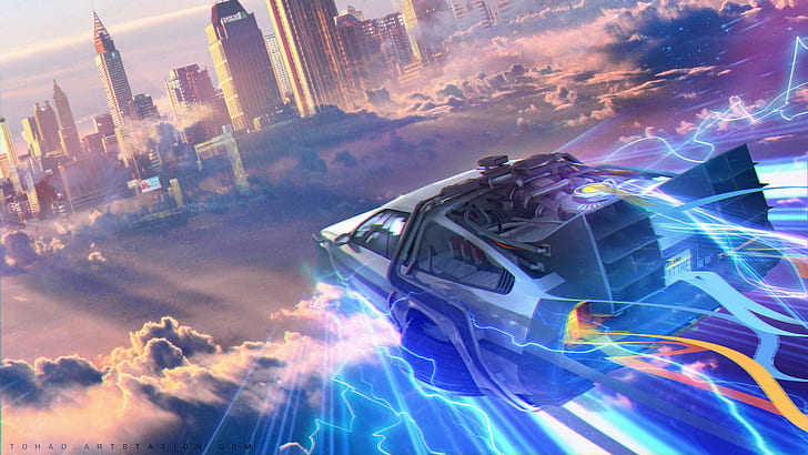 Ritorno al futuro, DeLorean, Sfondo HD