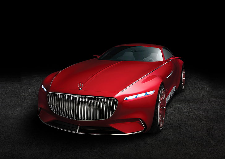 Mercedes Benz, Concept Cars, Vision Mercedes-Maybach 6, Coupe, 4K, วอลล์เปเปอร์ HD