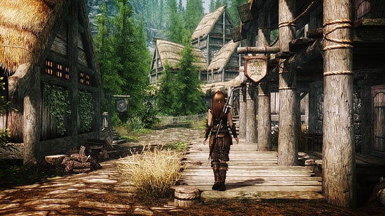 The Elder Scrolls V: Skyrim ، ألعاب الفيديو، خلفية HD HD wallpaper