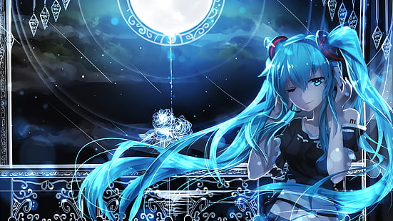Vocaloid, Hatsune Miku, Sfondo HD HD wallpaper