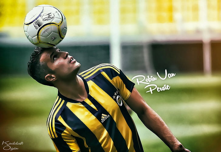 jogadores de futebol robin van persie fenerbahce turquia futebol, HD papel de parede
