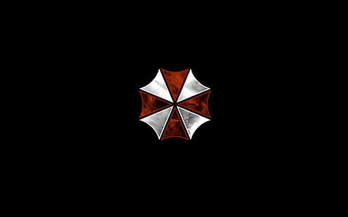 Dark, arte digitale, minimalismo, Resident Evil, Umbrella Corporation, Sfondo HD HD wallpaper