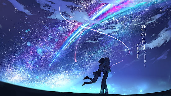 Anime, Your Name., Kimi No Na Wa., Mitsuha Miyamizu, Taki Tachibana, วอลล์เปเปอร์ HD HD wallpaper