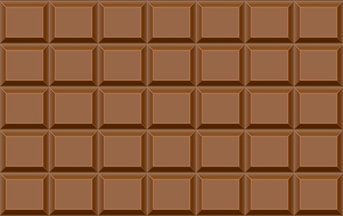 チョコレートバー、正方形、チョコレート、テクスチャ、茶色、 HDデスクトップの壁紙 HD wallpaper