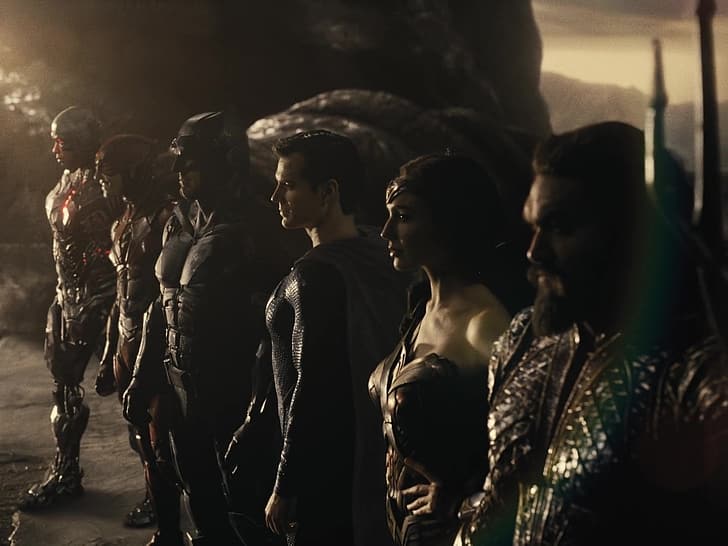Wonder Woman, Flash, Aquaman, Batman, Zack Snyder's Justice League, Darkseid, Tapety HD