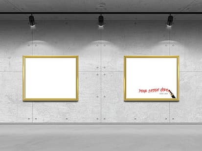 шаблон, художественная галерея, HD обои HD wallpaper