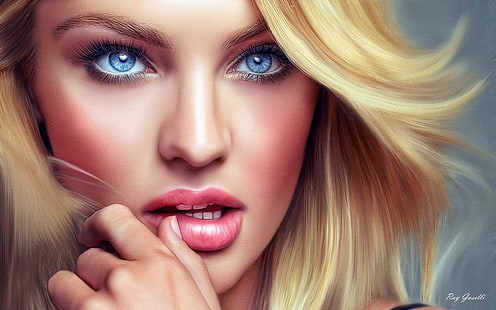 dziewczyna, twarz, piękna, Candice Swanepoel, Victoria’s Secret, supermodelka, Tapety HD HD wallpaper