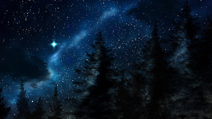 night sky  for mac, HD wallpaper