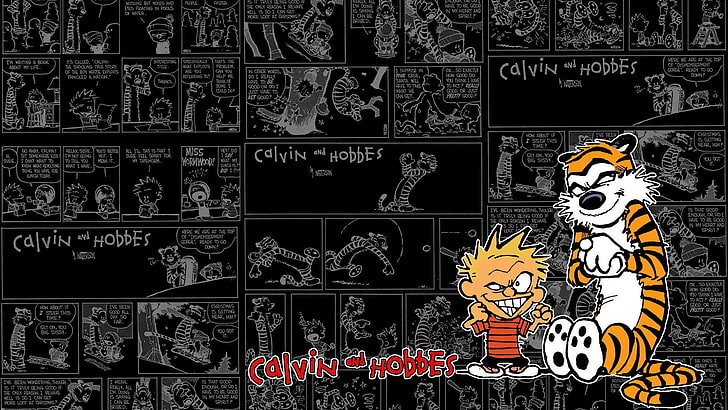 fumetti, Calvin e Hobbes, Sfondo HD