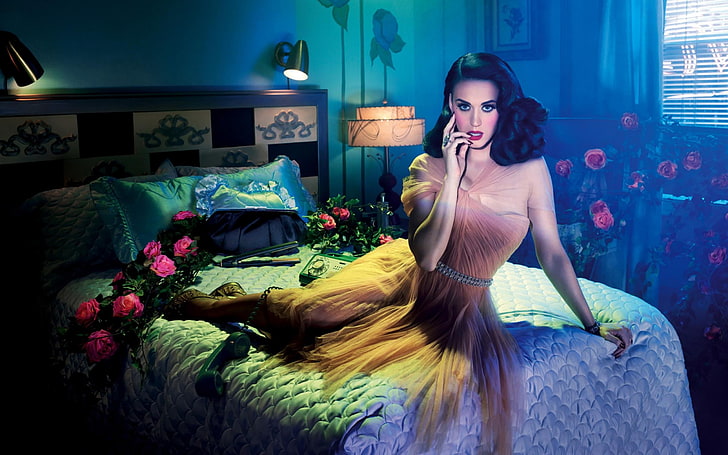 women, Katy Perry, HD wallpaper