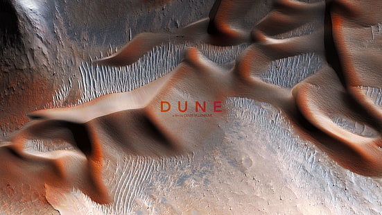 Dune (serie), sanddyner, Mars, landskap, sand, dyn, filmaffisch, NASA, HD tapet HD wallpaper