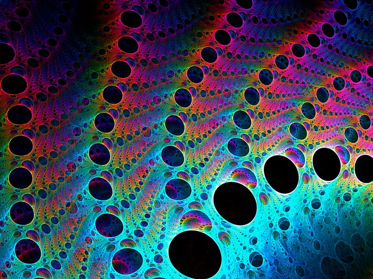 fractais Abstract HD, resumo, fractais, HD papel de parede