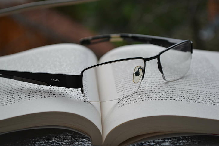book, data, education, eyeglasses, glasses, knowledge, learn, learning, literature, novel, page, paper, poetry, reading, research, school, study, studying, university, wisdom, HD wallpaper