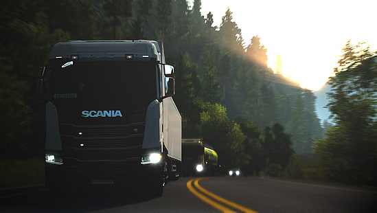 Euro Truck Simulator, ETS2, Euro Truck Simulator 2, HD-Hintergrundbild HD wallpaper