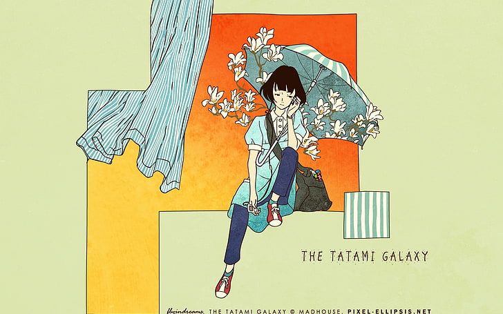the tatami galaxy anime yojouhan shinwa taikei 1920x1200  Space Galaxies HD Art , anime, The Tatami Galaxy, HD wallpaper