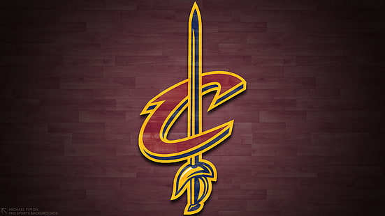 Bola Basket, Cleveland Cavaliers, Logo, NBA, Wallpaper HD HD wallpaper