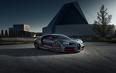 Bugatti, суперкар, гиперкар, CGI, Chiron, 2019, HD обои HD wallpaper