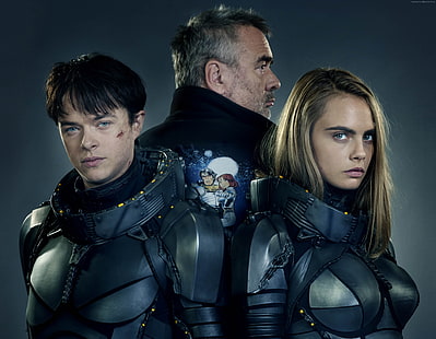 Dane DeHaan, Cara Delevingne, Valerian and the City of a Thousand Planets, วอลล์เปเปอร์ HD HD wallpaper