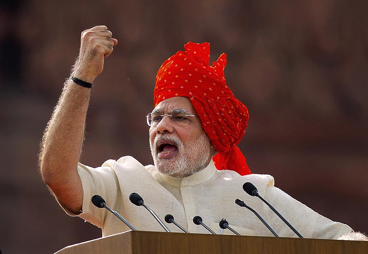 Narendra Modi, narendra modi, perdana menteri, presentasi, indium, Wallpaper HD