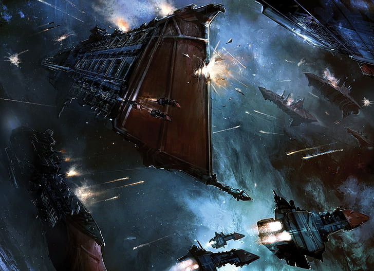 statek kosmiczny, Warhammer 40 000, Tapety HD