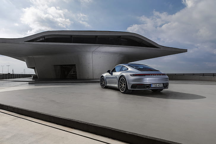 Coupé, 911, Porsche, Spielplatz, Carrera 4S, 992, 2019, HD-Hintergrundbild
