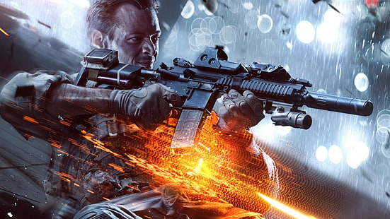 Sfondo digitale di Battlefield, Battlefield 4, Sfondo HD HD wallpaper