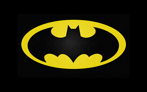 Batman logosu duvar kağıdı, Batman, DC Comics, logo, HD masaüstü duvar kağıdı HD wallpaper