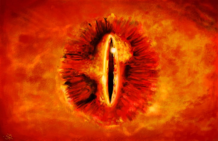 Sauron, das Auge von Sauron, der Herr der Ringe, HD-Hintergrundbild