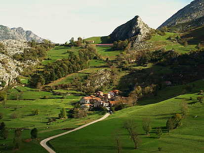 *** إسبانيا-كانتابريا Silorigo De Liebana *** ، إسبانيا ، الجبل ، الطبيعة ، الجبال ، الصخور ، الطبيعة والمناظر الطبيعية، خلفية HD HD wallpaper