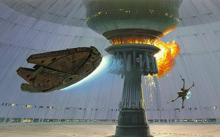 Star Wars, Millennium Falcon, Wallpaper HD
