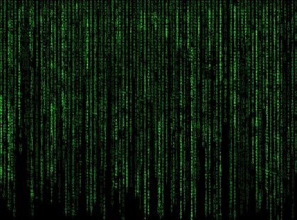 Матричный код, зеленая и черная поверхность, компьютеры, другие, матрица, компьютер, код, данные, программирование, программа, компьютерный вирус, HD обои HD wallpaper