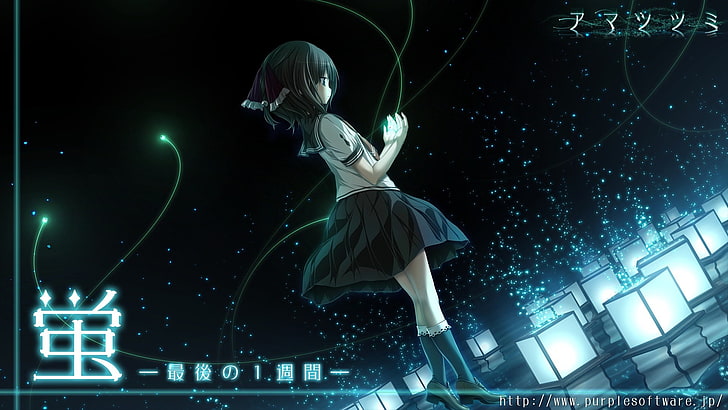 Anime, Anime Girls, Amatsutsumi, Minazuki Hotaru, HD-Hintergrundbild