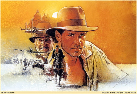 Indiana Jones, Indiana Jones and the Last Crusade, HD wallpaper HD wallpaper