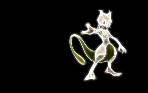 Покемон, Mewtwo (покемон), блестящий покемон, HD обои HD wallpaper