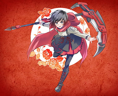 Anime, RWBY, Ruby Rose (RWBY), Fond d'écran HD HD wallpaper