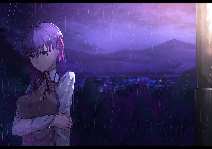 Fate-Serie, Fate / Stay Night, Anime Girls, Matou Sakura, HD-Hintergrundbild