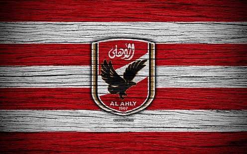 Calcio, Al Ahly SC, emblema, logo, Sfondo HD HD wallpaper