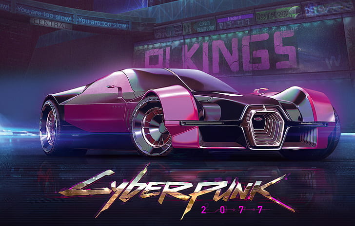 Видеоигра, Cyberpunk 2077, кола, превозно средство, HD тапет