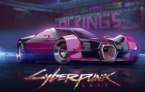 Video Game, Cyberpunk 2077, Mobil, Kendaraan, Wallpaper HD HD wallpaper