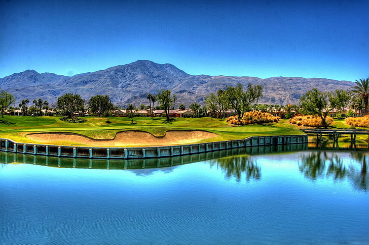 Golf schönen Hintergrund Desktop, HD-Hintergrundbild