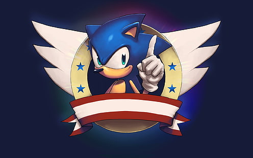 Sonic The Hedgehog, ежик, соник, офигенно, игры, HD обои HD wallpaper