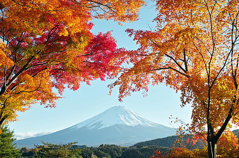Wulkany, góra Fuji, Fujiyama, Japonia, Tapety HD HD wallpaper
